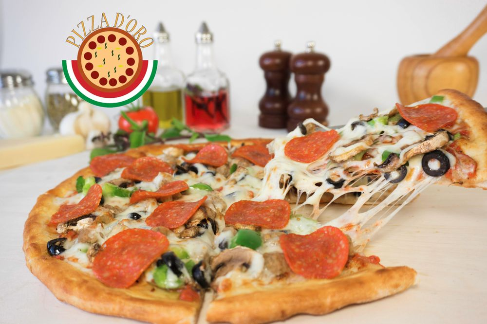 Pizza testimonial background